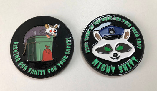 “Night Shift” Glow-in-the-dark Coin