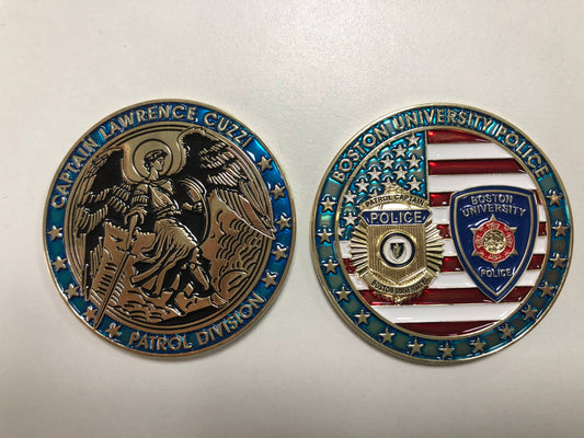 Boston University PD Custom Coin